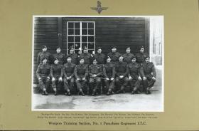 Group Photograph of Weapon Training Section, No.1 Parachute Regiment I.T.C c1945-46