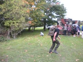 Paras 10 11/9/11. Last 300m.Good day out. Get fit and raised money. Asking any ex 10 Para to join me next year.