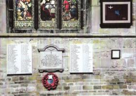156 Battalion Memorial, Melton Mowbray Church