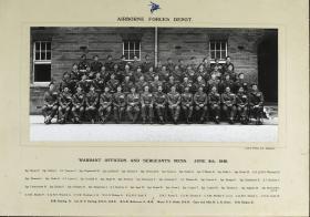 Group Photograph of the WO and Sergeants' Mess, the Parachute Regiment and Airborne Forces Depot, 1949