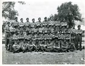 Group photograph of Support Company, 15th (Kings) Parachute Battalion, India, 1945