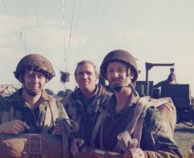 Members of 16 Lincoln Coy prior to balloon jump, West Common Lincoln, 3 September 1977