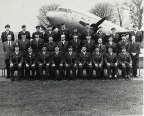 Group Photograph of Officers' Mess of the Airborne Forces Depot, 1974