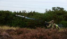 3 PARA Javelin missile firing, STANTA, Norfolk, 2013.