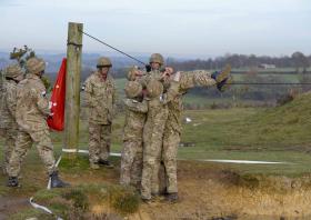 Troops tested on their patrolling skills in festive challenge, 10 December 2014.