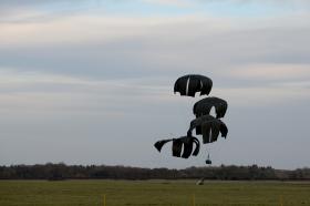 Medics deliver care from the air in Exercise Serpents Delivery, 27 January 2015.