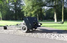 17 Pounder on display at the Airborne Museum, Hartenstein, 2011.