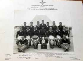 Winners, Army (Egypt) Rugby Football Cup 1952/53 (Seven –A Side), 3 PARA.
