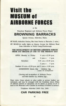 1974 Museum Advert
