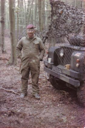 L/Cpl Irving on Exercise Crusader,1980