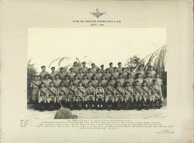 Group photograph of 1st Battalion Sergeants Mess, Moascar, Egypt, 1953