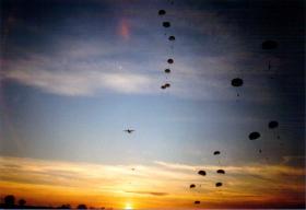 Loads of casualties for the DZ Med Team! 2 PARA, Keevil, 1989.