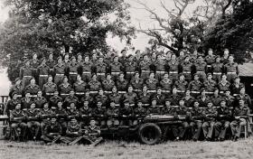 Group photo of 2 SAS, Italy Detachment, September 1945.