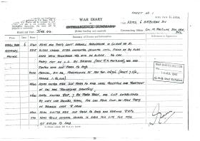 War diary for 6 AB Division medics on D-Day and aftermath.