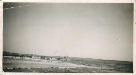 Glider lands at airstrip near Tel Aviv, 1946.