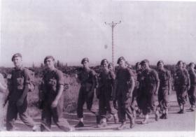 Members of B Coy, 3rd Parachute Battalion. Sarafand, Palestine, November 1945. 