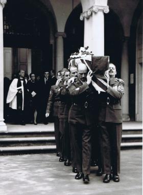 The Funeral of RSM JC Lord, 1968