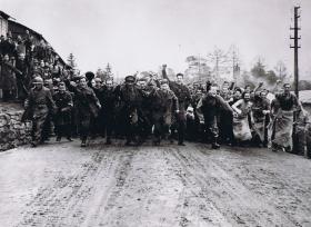 POWs liberated from Badorb Camp, 1945