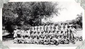 Group photo of men from 152 (Indian) Parachute Battalion, circa 1943