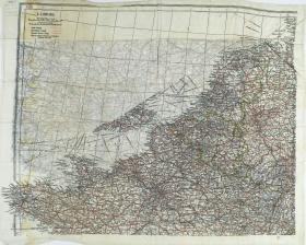 Map Silk of North West Europe