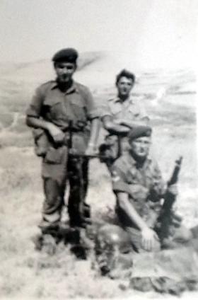 Three members of 3 PARA, Cyprus, 1956.