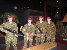 A visit by 3 PARA to the Airborne Assault Museum, Duxford, 2012