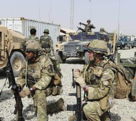 Soldiers from A COY, 3 PARA, Prepare for a Patrol, Showal, Afghanistan, 2011