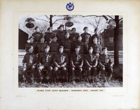 Group Photograph of The Glider Pilot Depot Squadron, January 1947