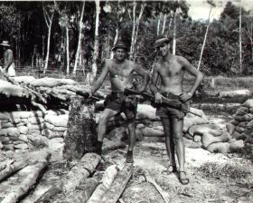 Don Newlands (left) with colleague Borneo 1965