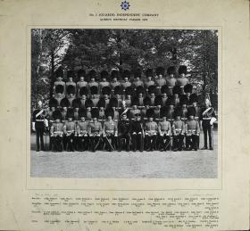 Group Photograph of No.1 Guards Independent Company, 1955