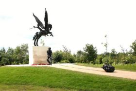 The Parachute Regiment and Airborne Forces National Memorial at the NMA, July 2012.