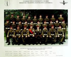 Passing Out photograph of 581 Platoon, August 1993.