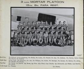 Group Photograph of 3-inch Mortar Platoon, 15th Battalion