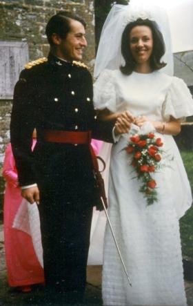 Marriage photo of Peter J Fursman and Christine Margaret Barlow on 11 Nov 1967 in Melbury Osmund, Dorset