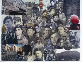 Collage of 6th Parachute Battalion.