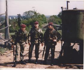  Members of 8 Platoon, C Coy 3 PARA, Belfast 1978.