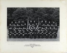 Group Photograph of No.3 Guard, 10th Parachute Battalion 1961