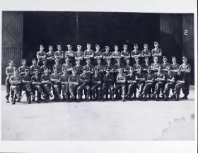 Group Photograph of Parachute Training Course, 1940