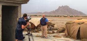 Alastair Leithead reporting live for BBC News in Maywand, Afghanistan