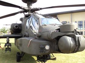 Apache AH at 70th anniversary of Airborne Forces, Colchester, July 2010