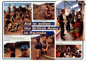 Soldier Magazine feature on airborne forces in Rwanda.