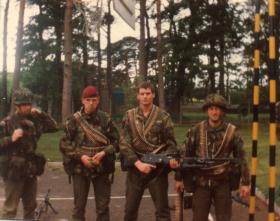 B Company NCO's, 4 Para, c.1984