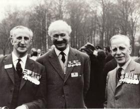 Photo of Col Geoffrey Pine Coffin, Lt Col Peter Luard and Gen Sir Kenneth Darling
