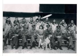 Group photograph of pilots course at Booker EFTS, July 1942
