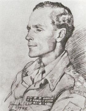 Drawing of Brigadier Hill