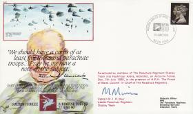 Commemorative Cover marking the jubilee anniversary of the formation of British Airborne Forces, dropped by the Red Devils