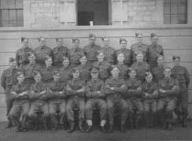 Group photograph of a Platoon in the Green Howards, c.1940