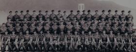 Group photograph of Guards Parachute Company, Hong Kong, 1968