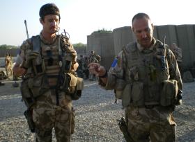Sgt Phil Stout & Lt Murrary McMahon 