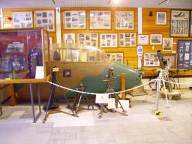 Hotspur glider cockpit at the Airborne Forces Museum, Aldershot